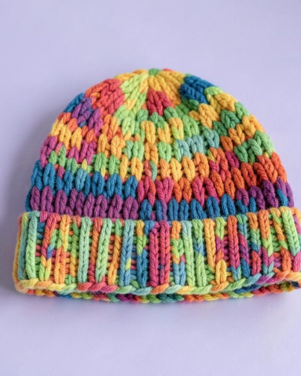 Clashing Colors Beanie