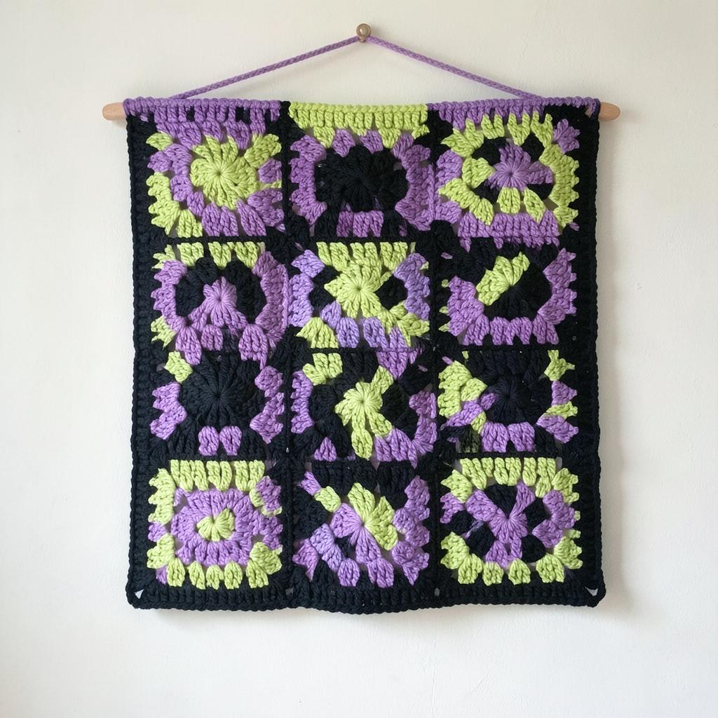 Granny Square Wall Tapestry