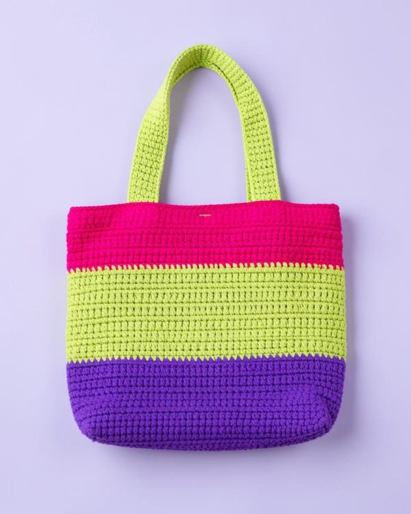 Colorblock Market Tote