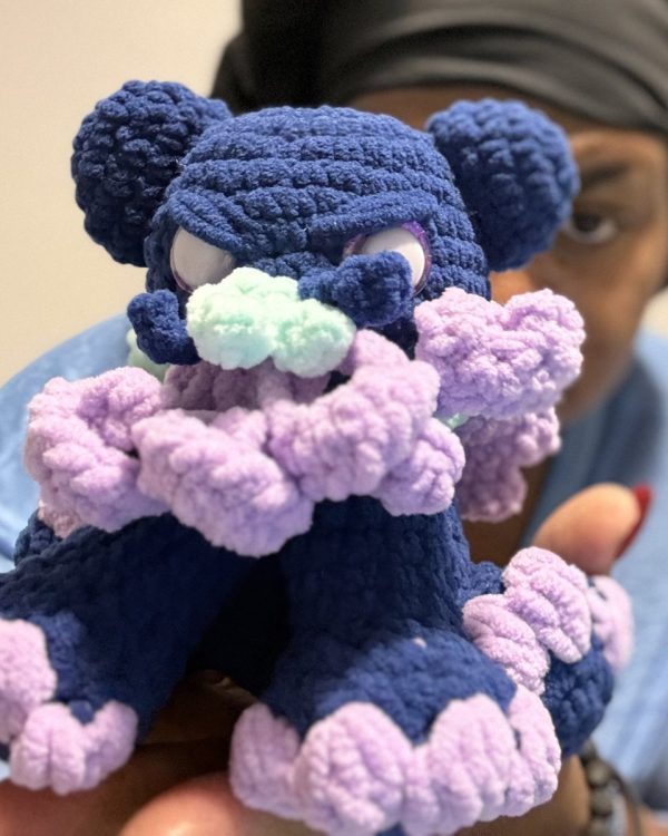 Blue & Lilac Bear